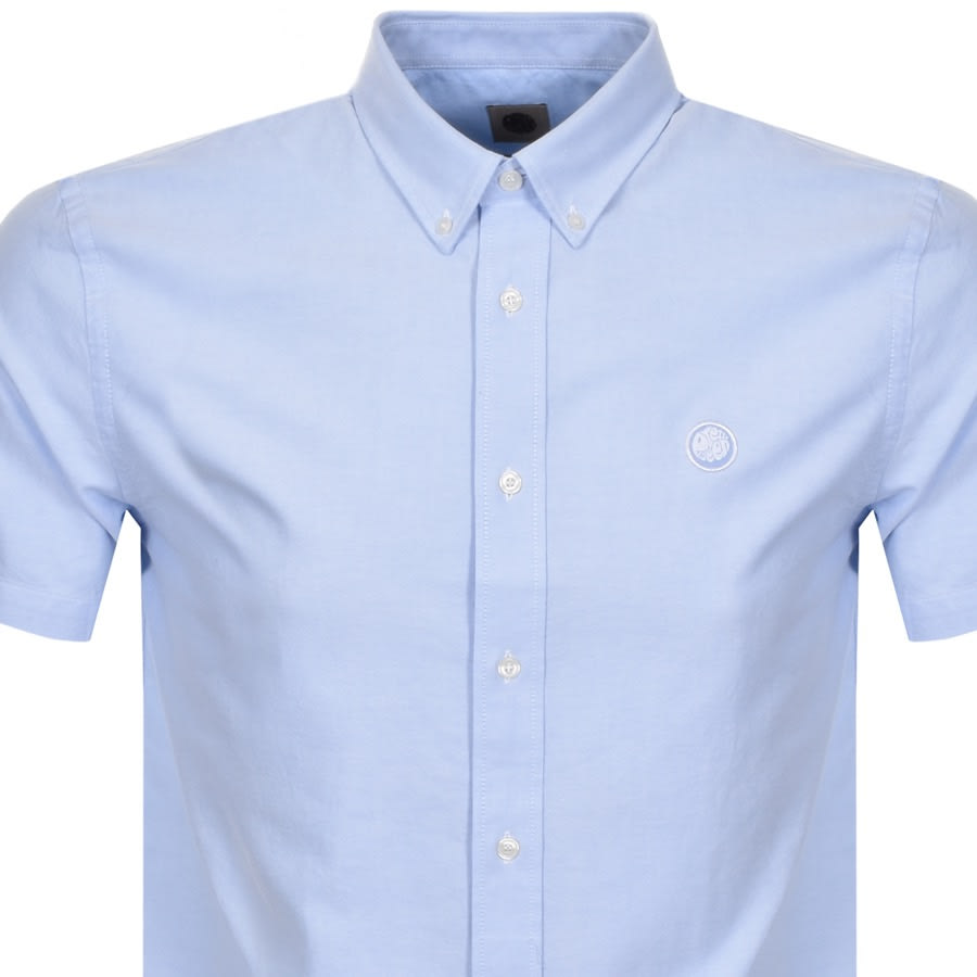 Alternative Image for ProductPretty Green Oxford Short Sleeve Shirt Blue2